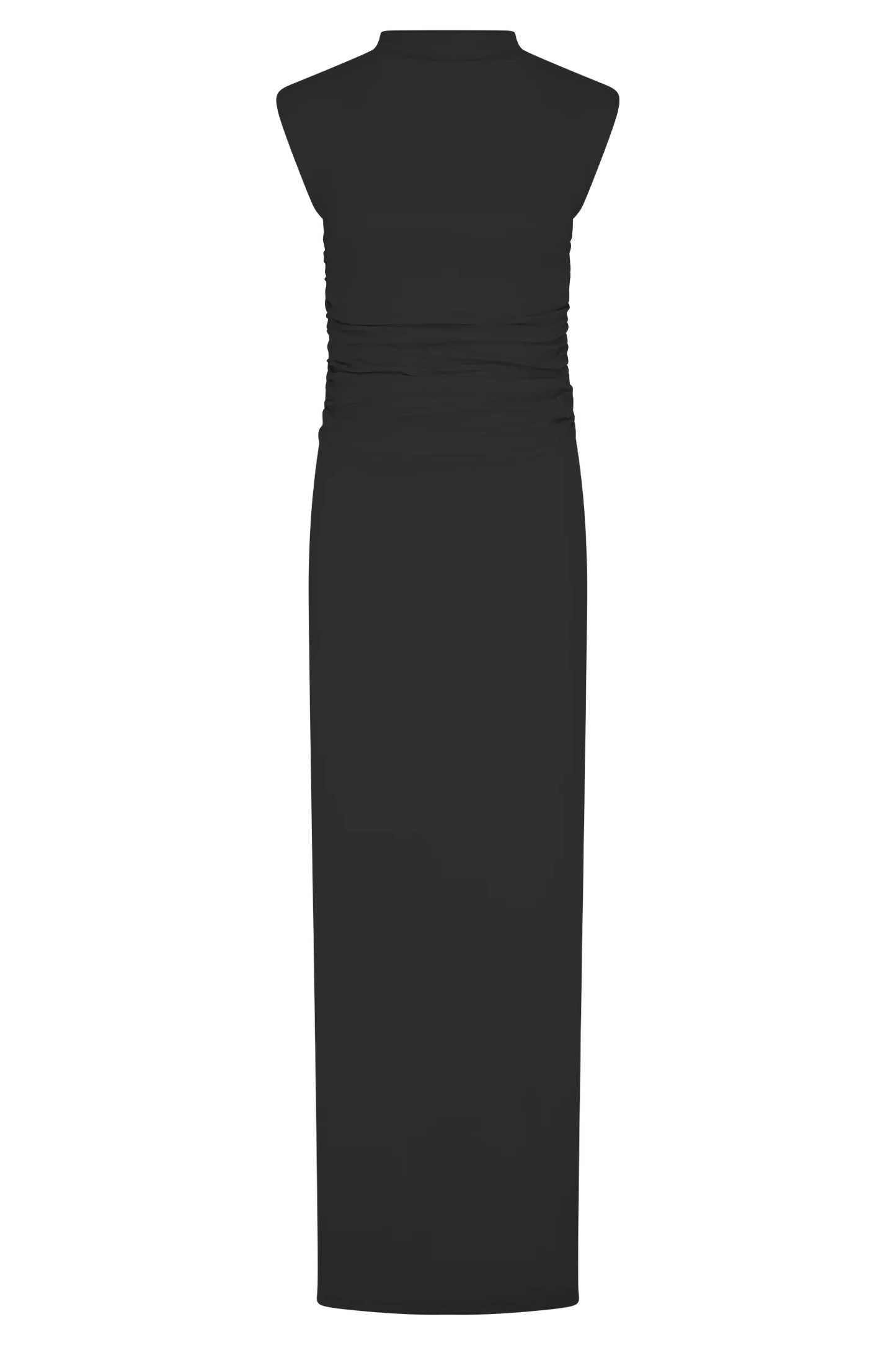 Elliot High Neck Sleeveless Maxi Dress - Black