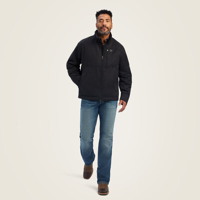 Ariat Mens Grizzly Canvas Jacket Black