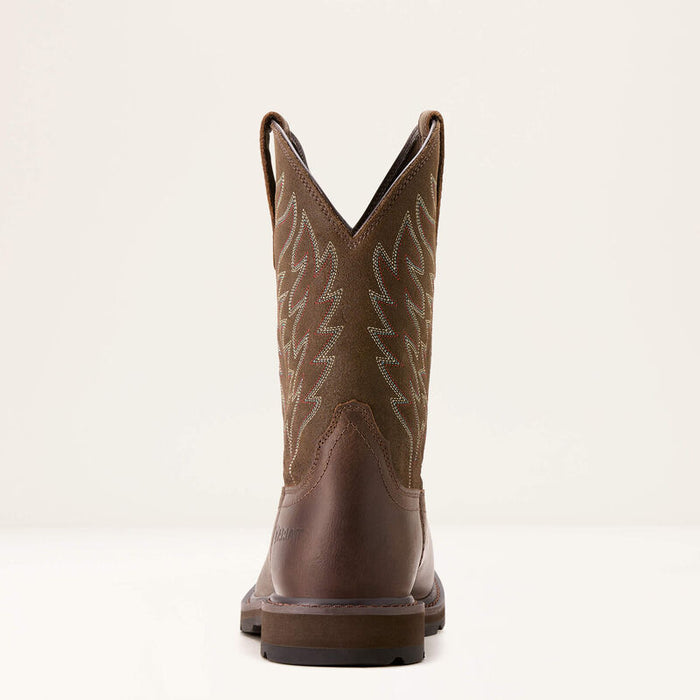 Ariat Mens Groundbreaker Soft Toe Pull On Work Boot