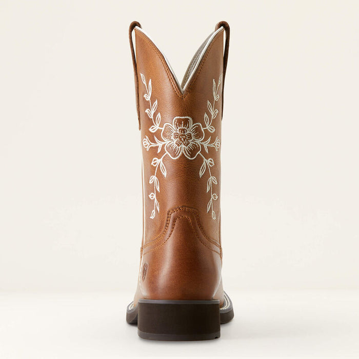 Ariat Womens Flora Wide Square Toe Western Boot