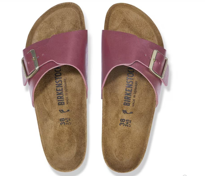 Birkenstock Womens Catalina Single Strap Sandal Berry Crush