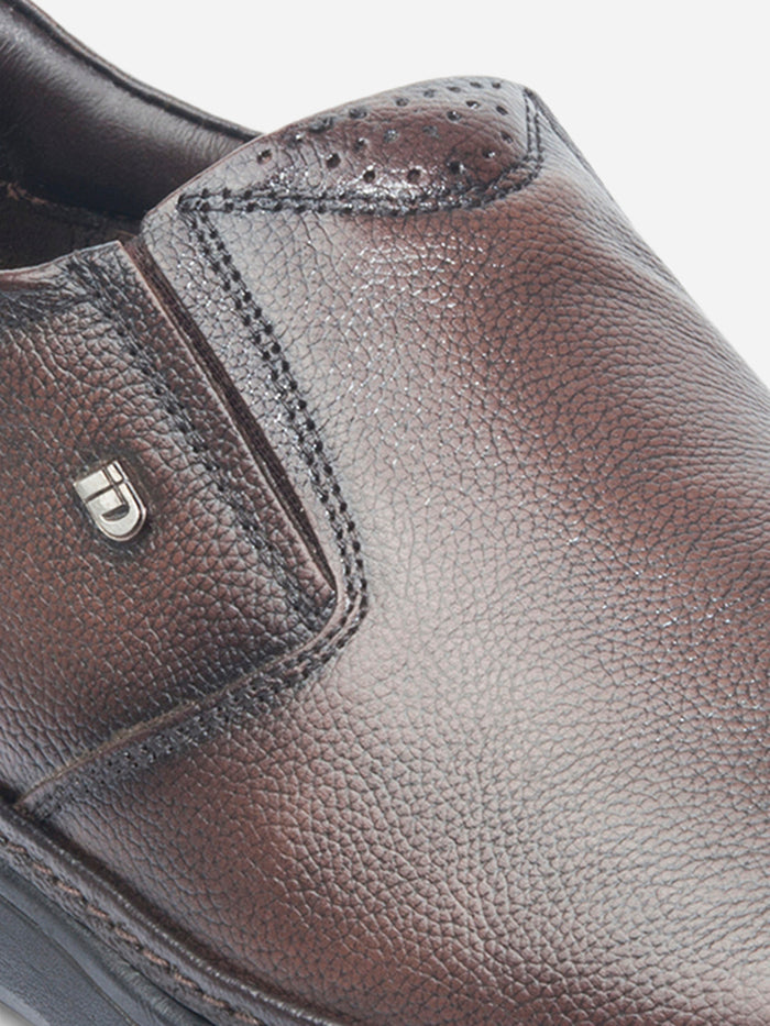 Men Brown Formal (ID2225)-Formals - iD Shoes