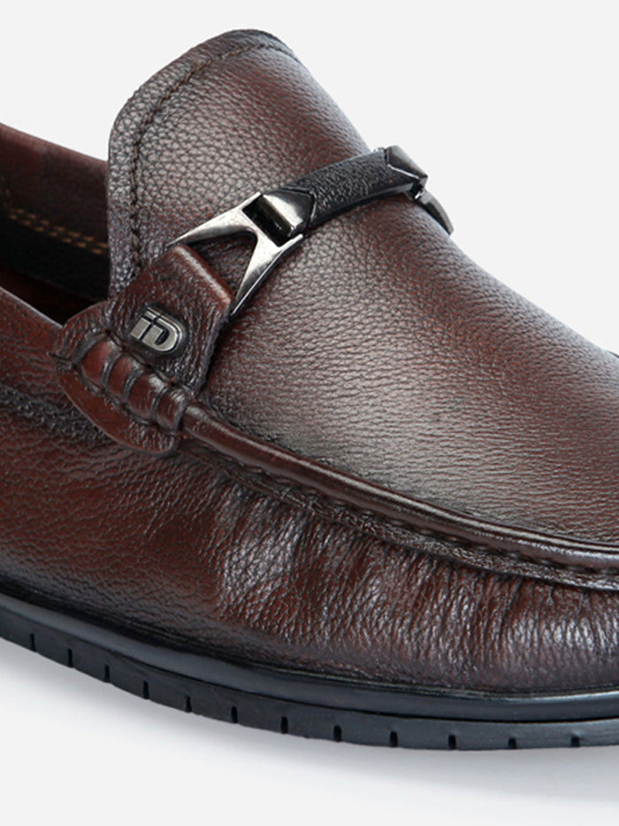 Men's Wine All Day Comfort Casual Loafer (ID1060)-Loafers - iD Shoes