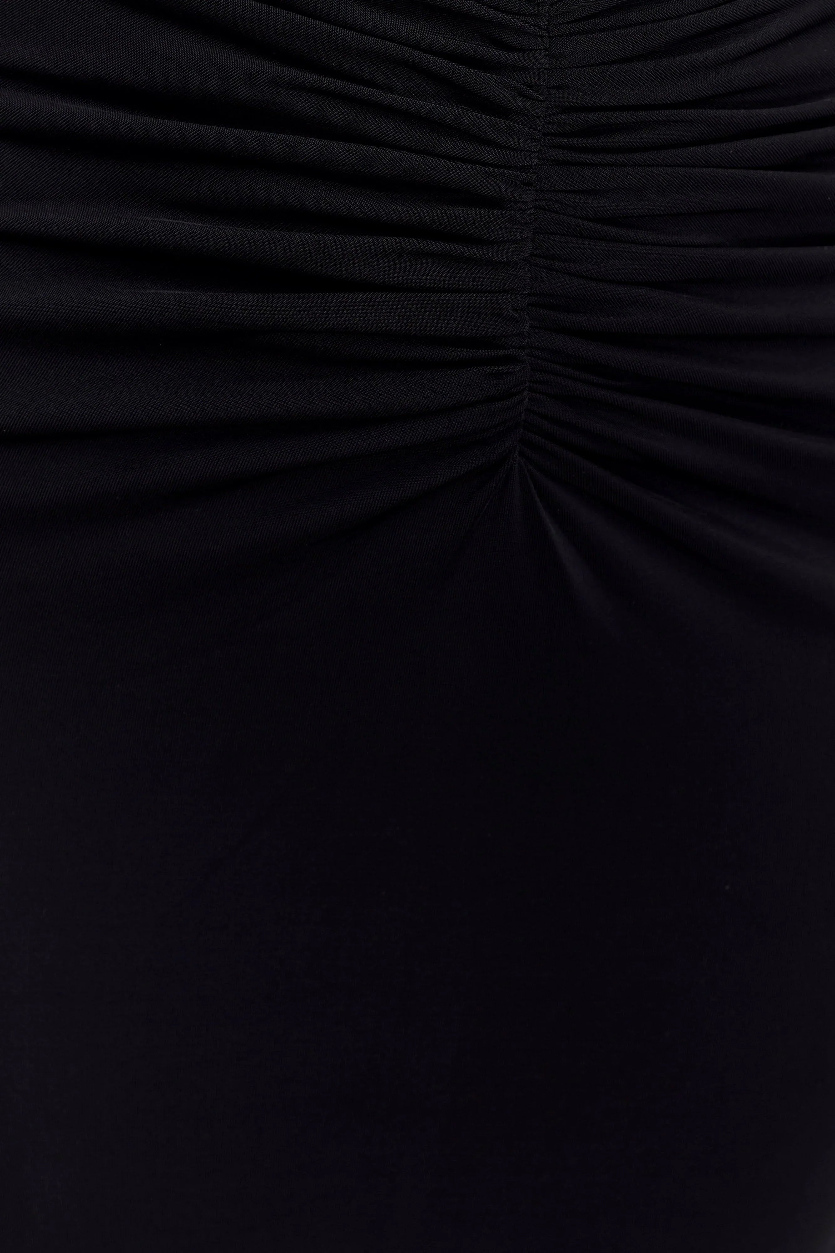 Rafaella Slinky And Mesh Maxi Dress - Black