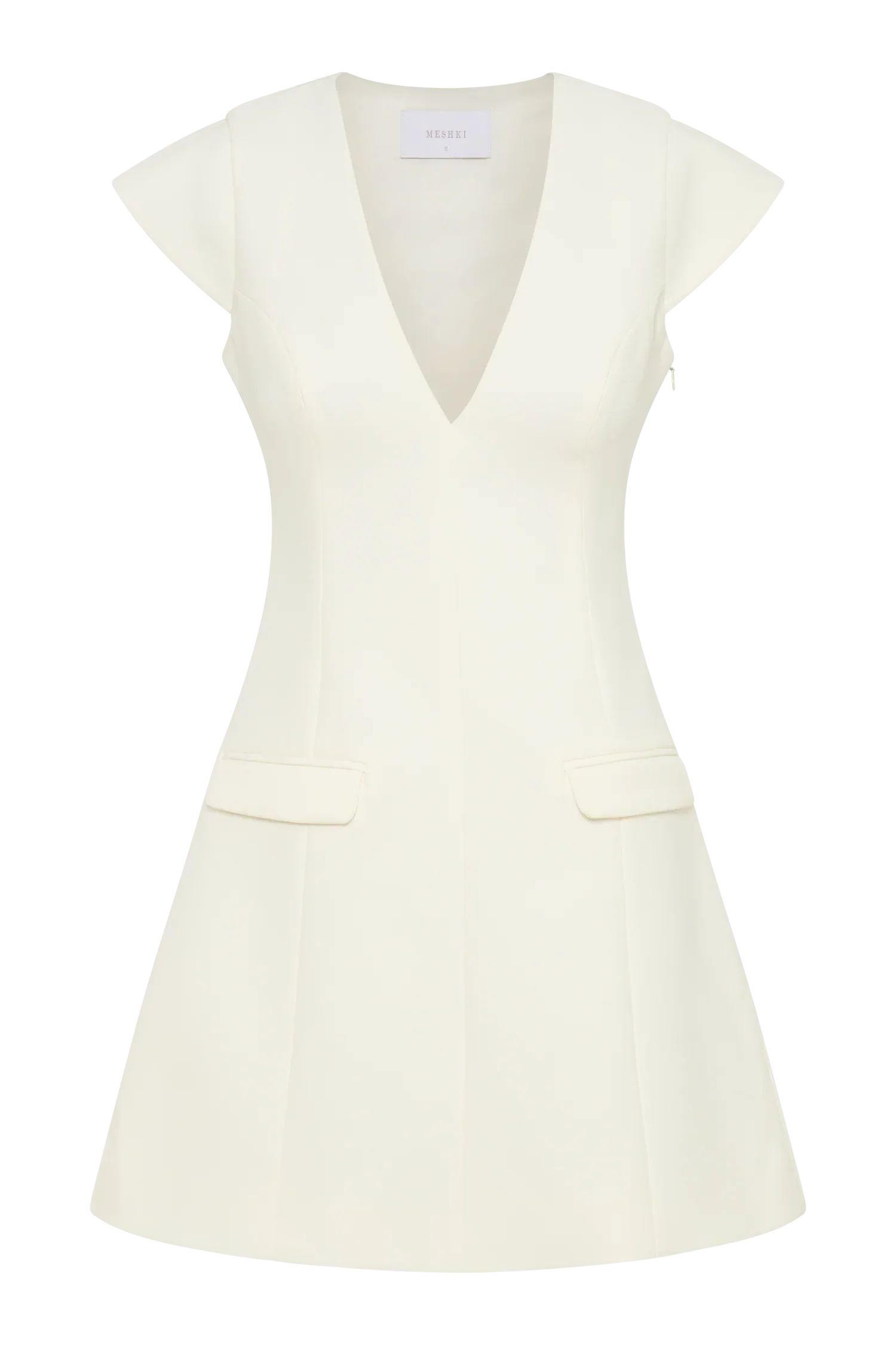 Kiernan Sleeveless Blazer Dress - Ivory
