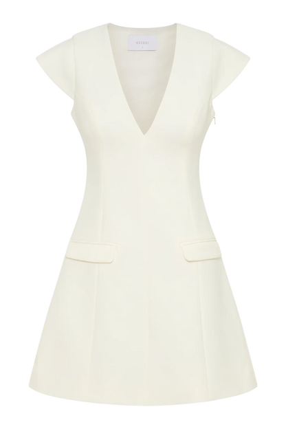 Kiernan Sleeveless Blazer Dress - Ivory