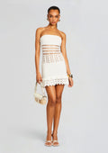Vali Crochet Pearl Embellished Dress