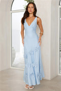 Juicy Floral Maxi Dress Blue