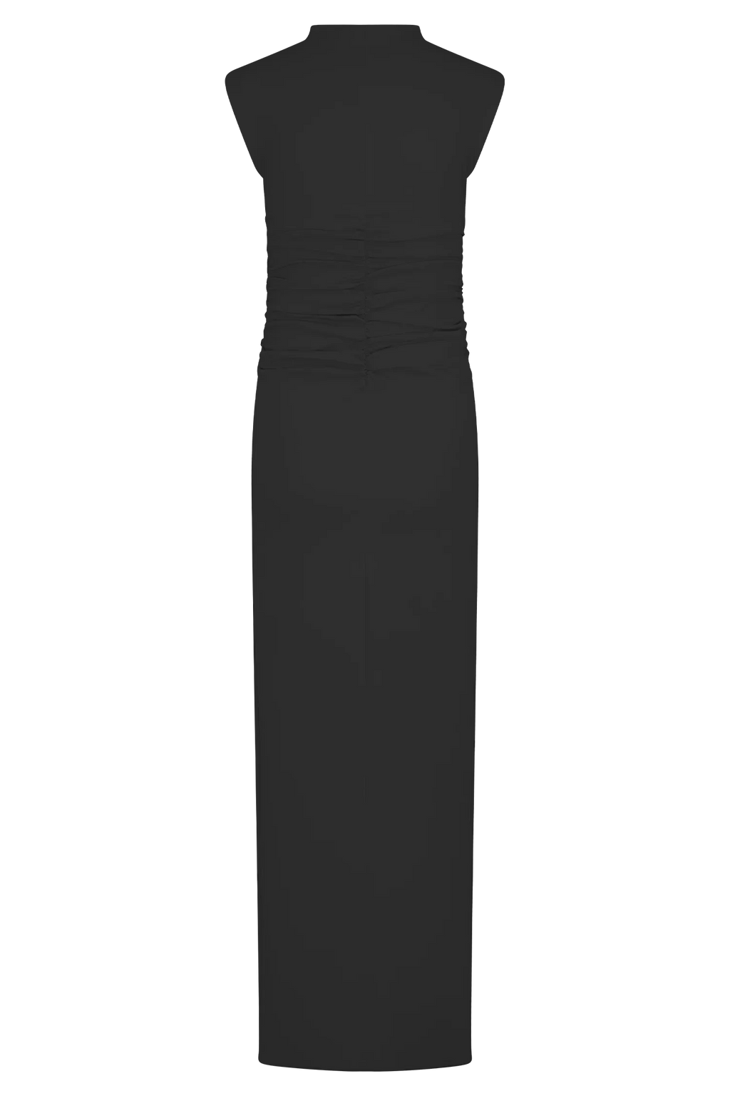 Elliot High Neck Sleeveless Maxi Dress - Black