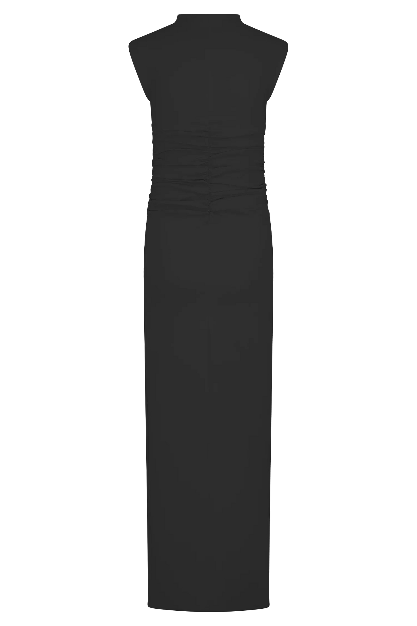Elliot High Neck Sleeveless Maxi Dress - Black