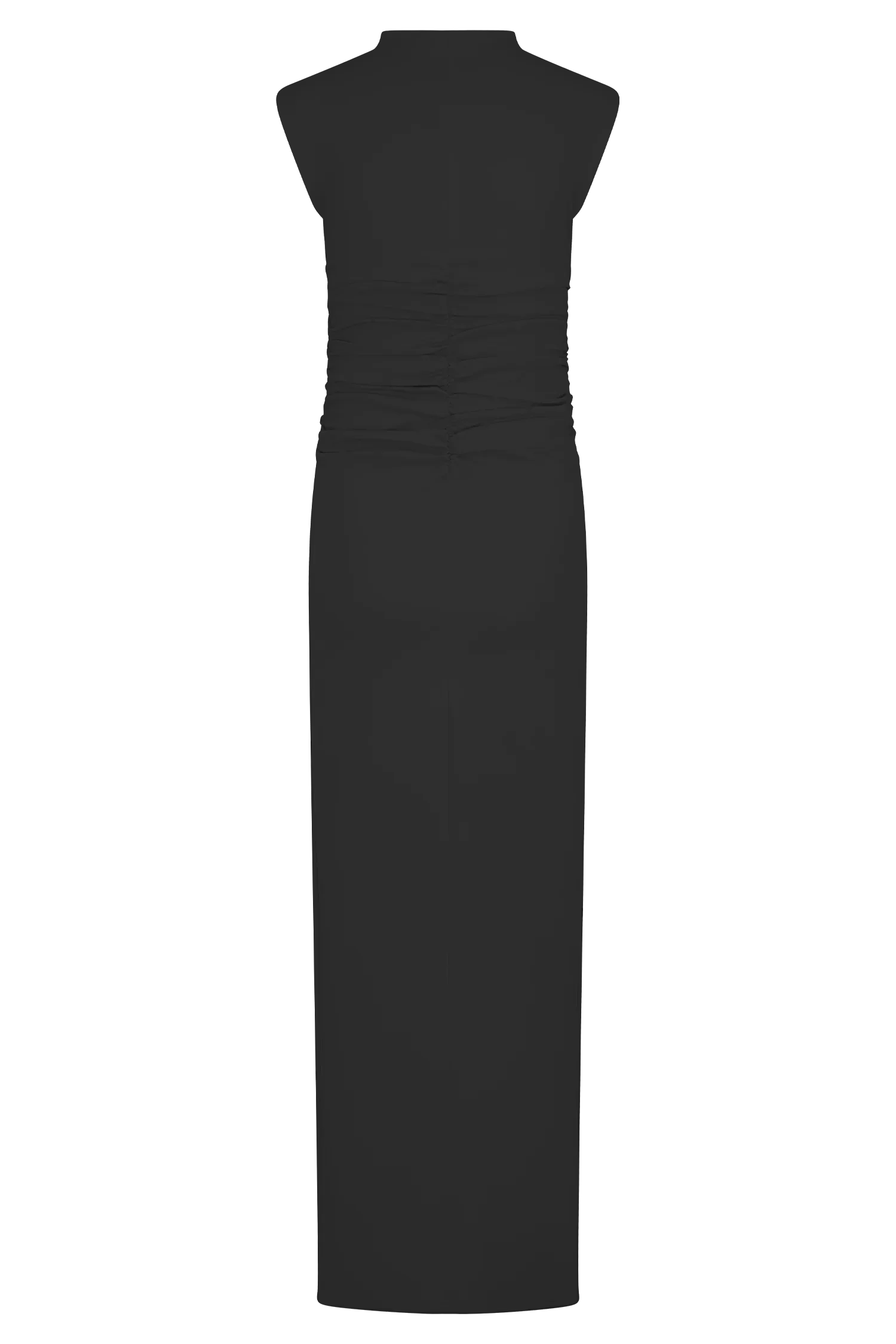 Elliot High Neck Sleeveless Maxi Dress - Black