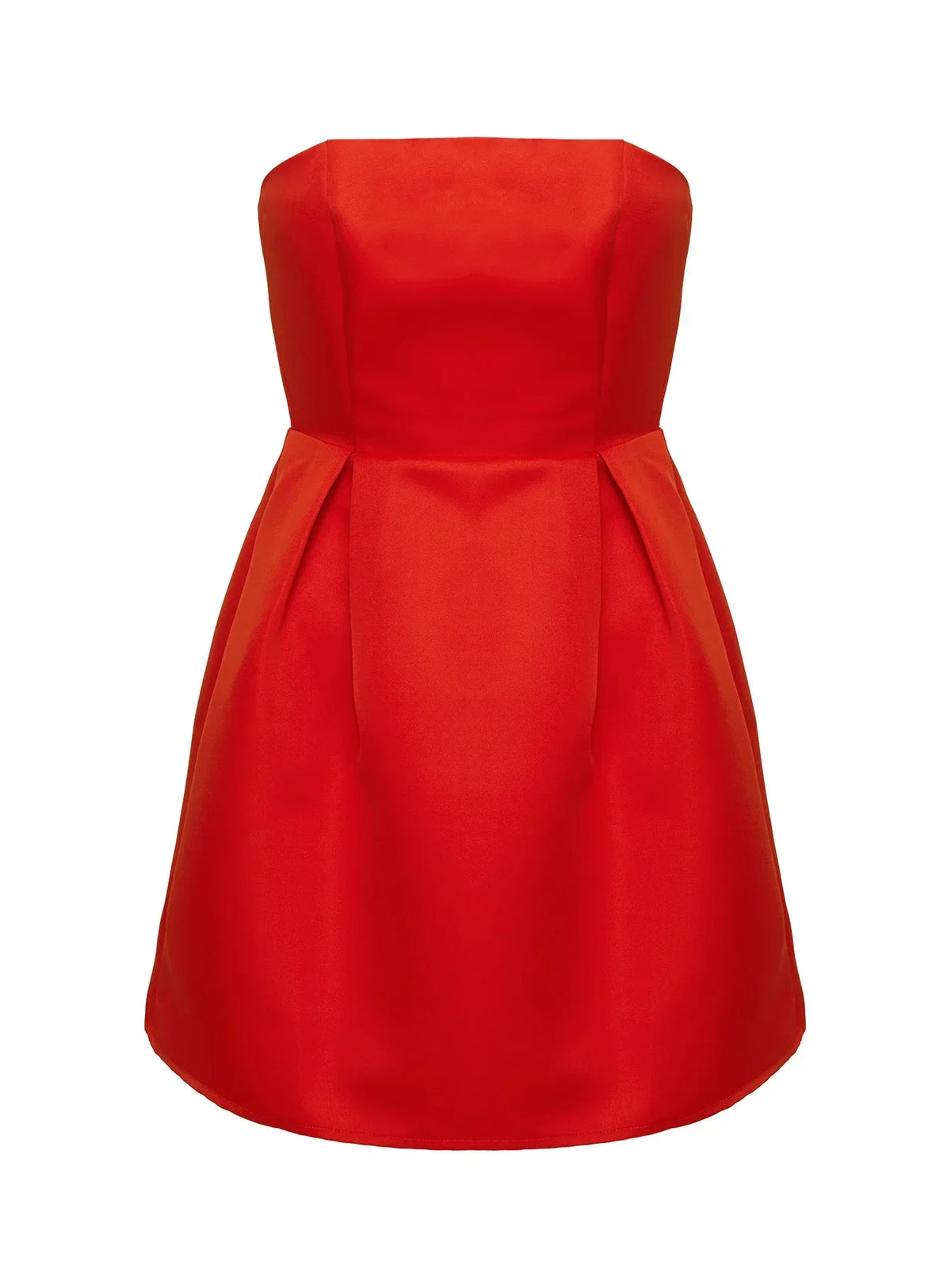 Spader Corset Mini Dress Red