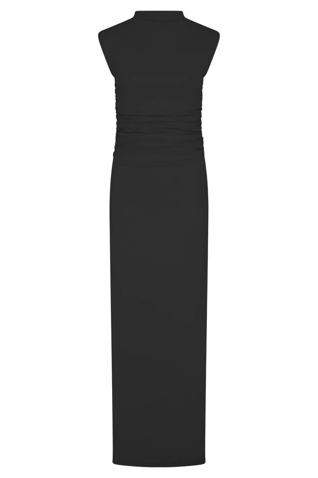 Elliot High Neck Sleeveless Maxi Dress - Black