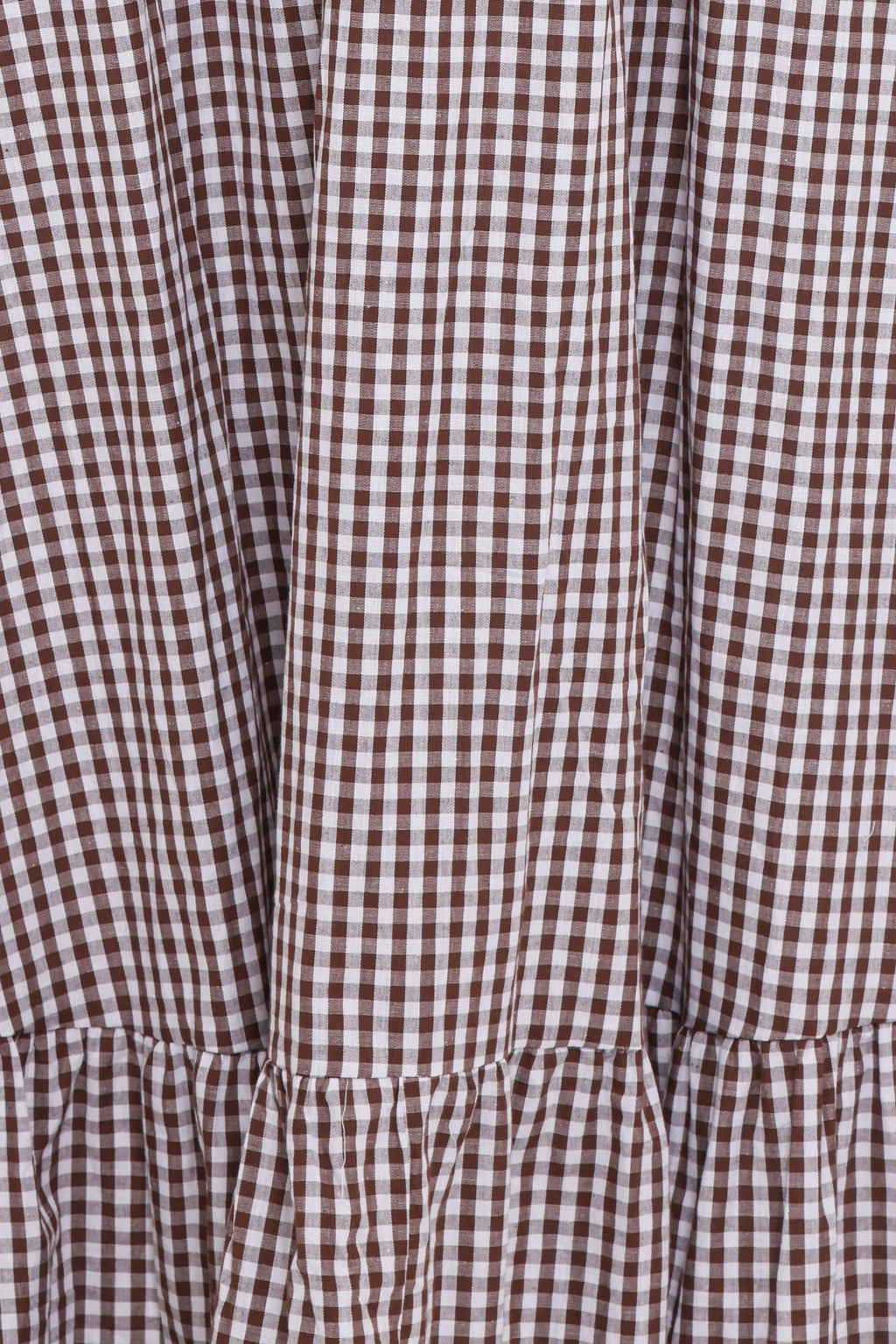Reid Maxi Dress - Brown Gingham