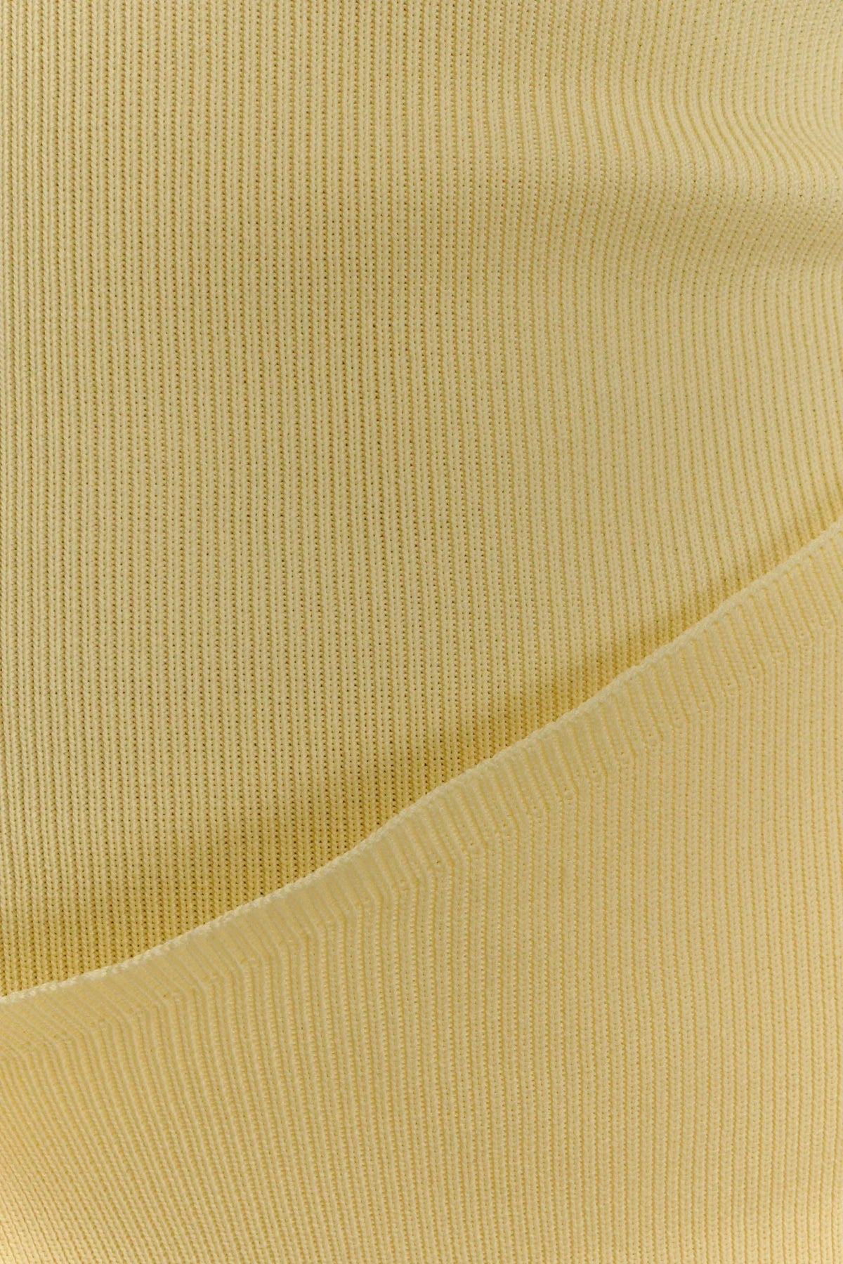 Rian Strapless Knit Mini Dress - Lemon