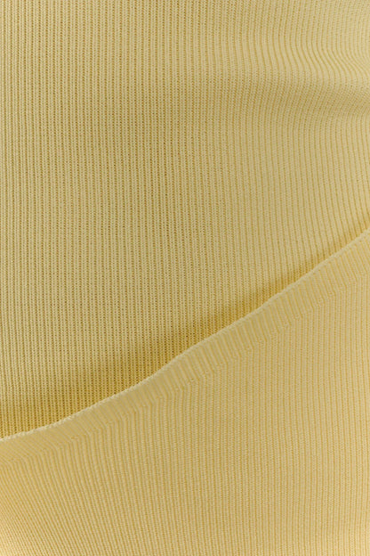Rian Strapless Knit Mini Dress - Lemon