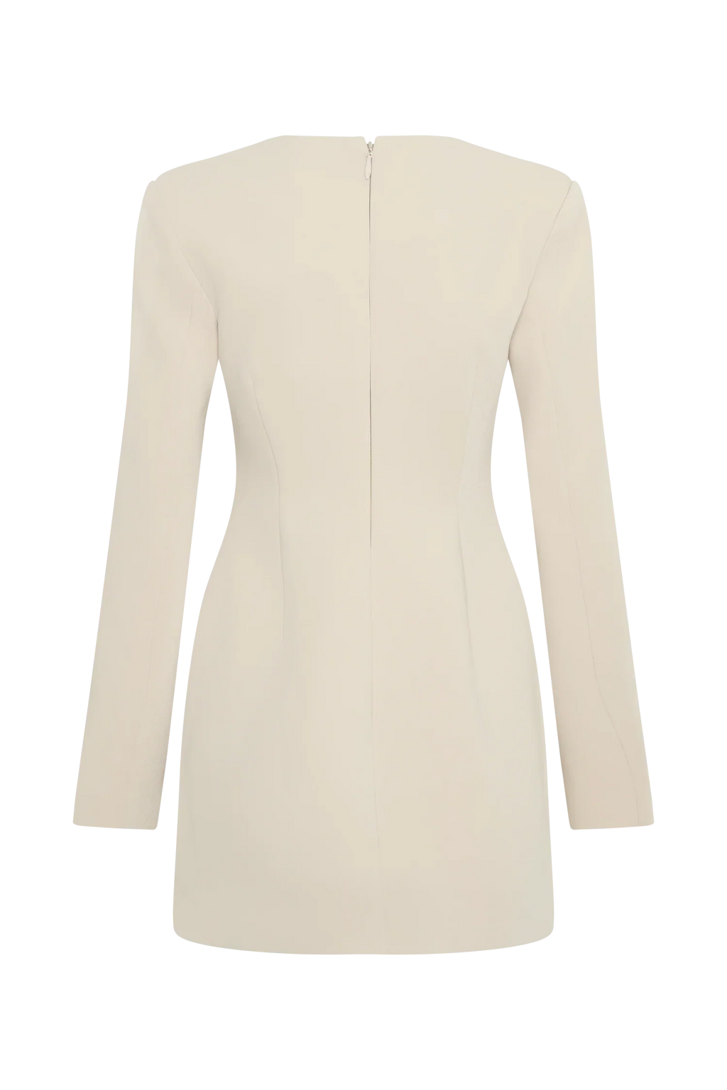 Arora Suiting Blazer Dress With Pleating - Sand