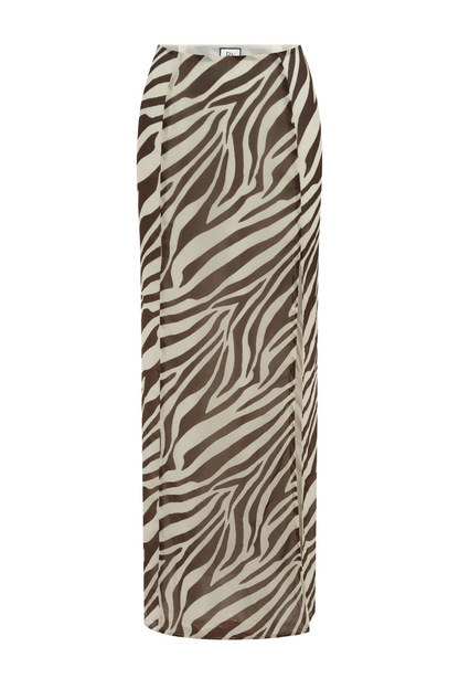 Belini Maxi Skirt - Zebra Chocolate