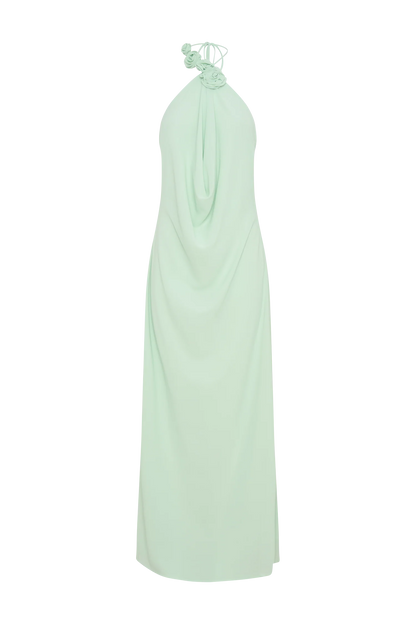 Rosalia Cowl Neck Maxi Dress - Sage