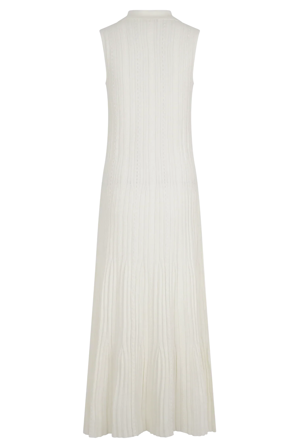 Margie Sleeveless Knit Midi Dress - White