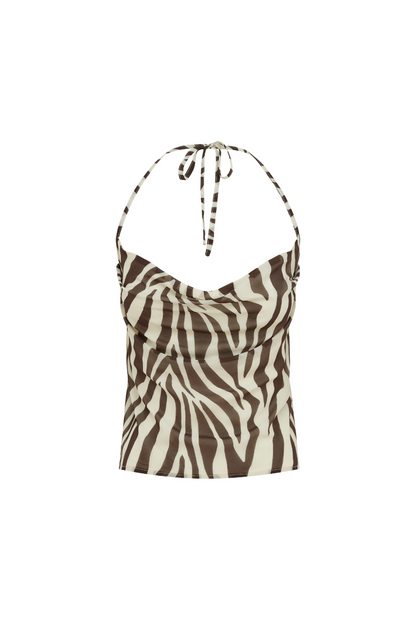 Belini Top - Zebra Chocolate