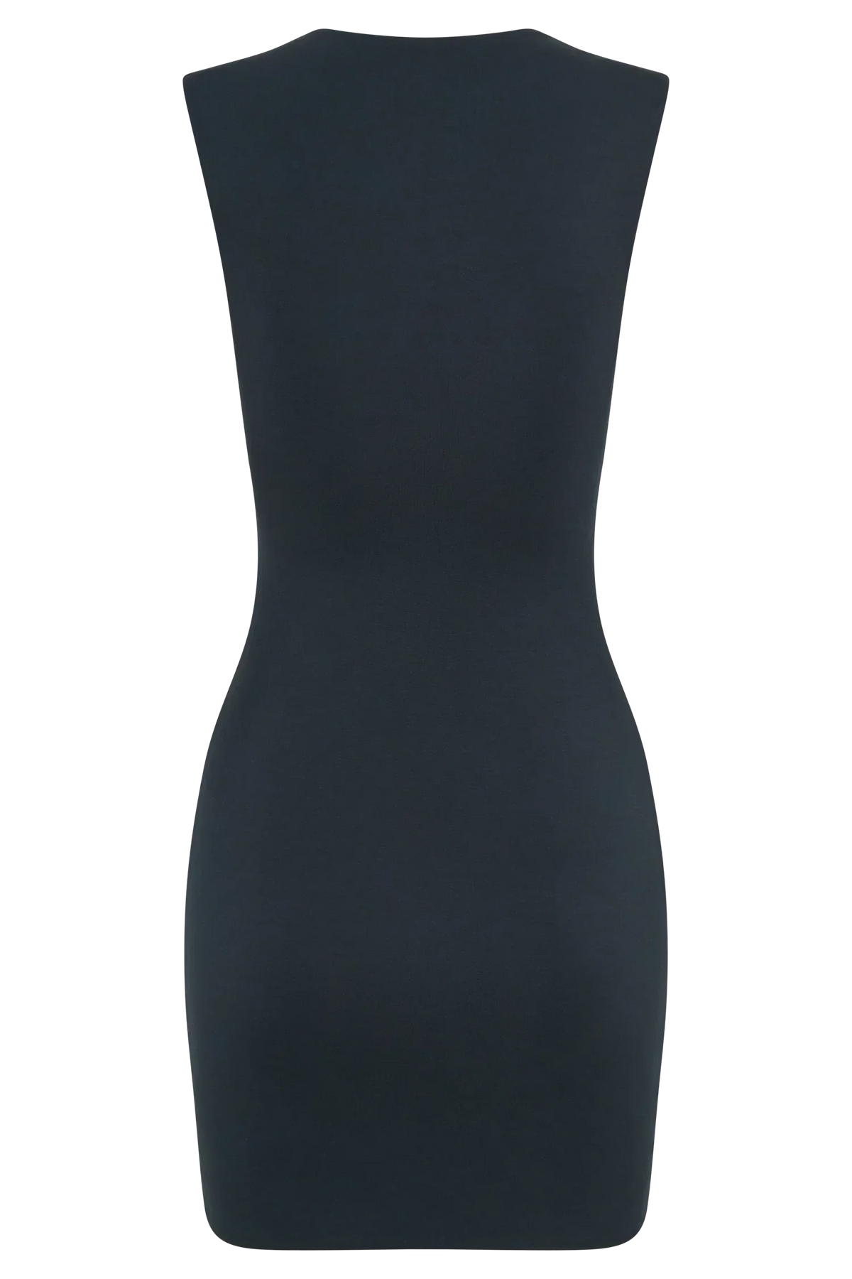 Tatianna Lace Trim Modal Mini Dress - Black