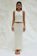 Adda Midi Skirt - Ivory