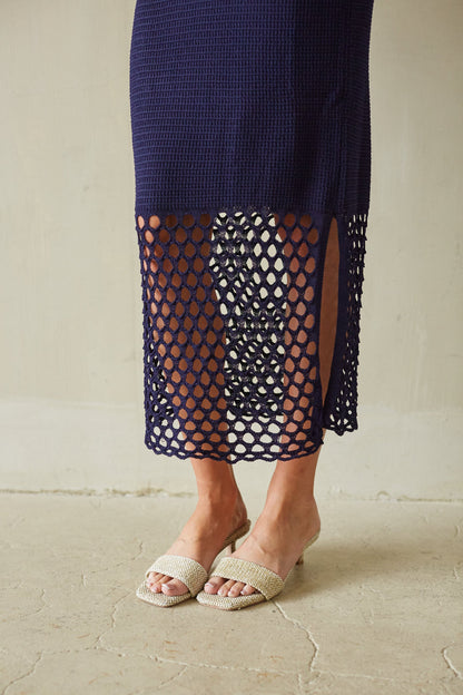 Alondra Crochet Maxi Dress