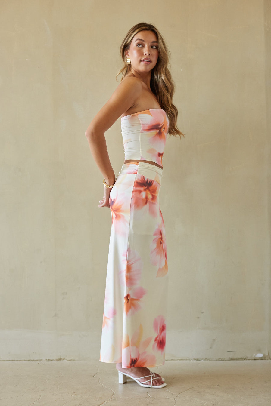 Anahi Floral Maxi Skirt