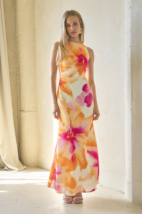 Ayah Open Back Maxi Dress