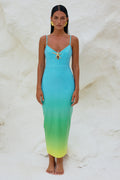 Benito Midi Dress - Blue Ombre