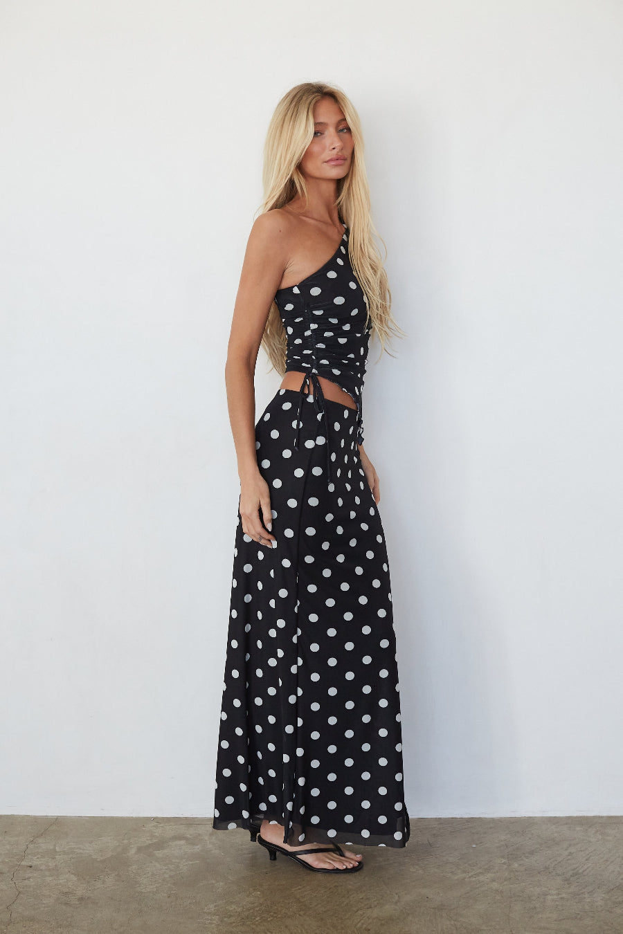 Briar Polka Dot Maxi Skirt