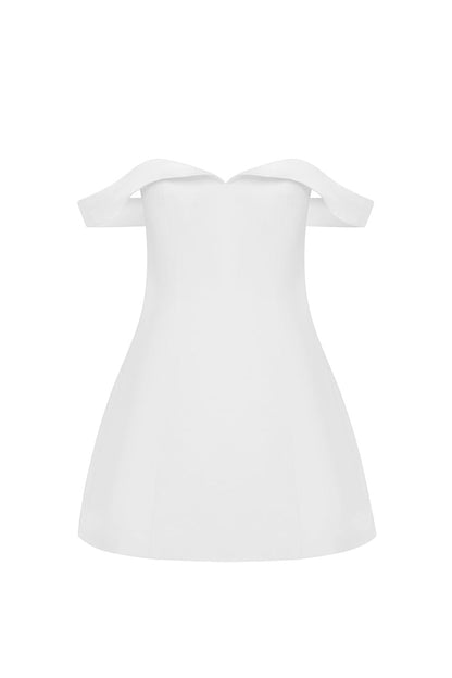 Ebony Mini Dress - White