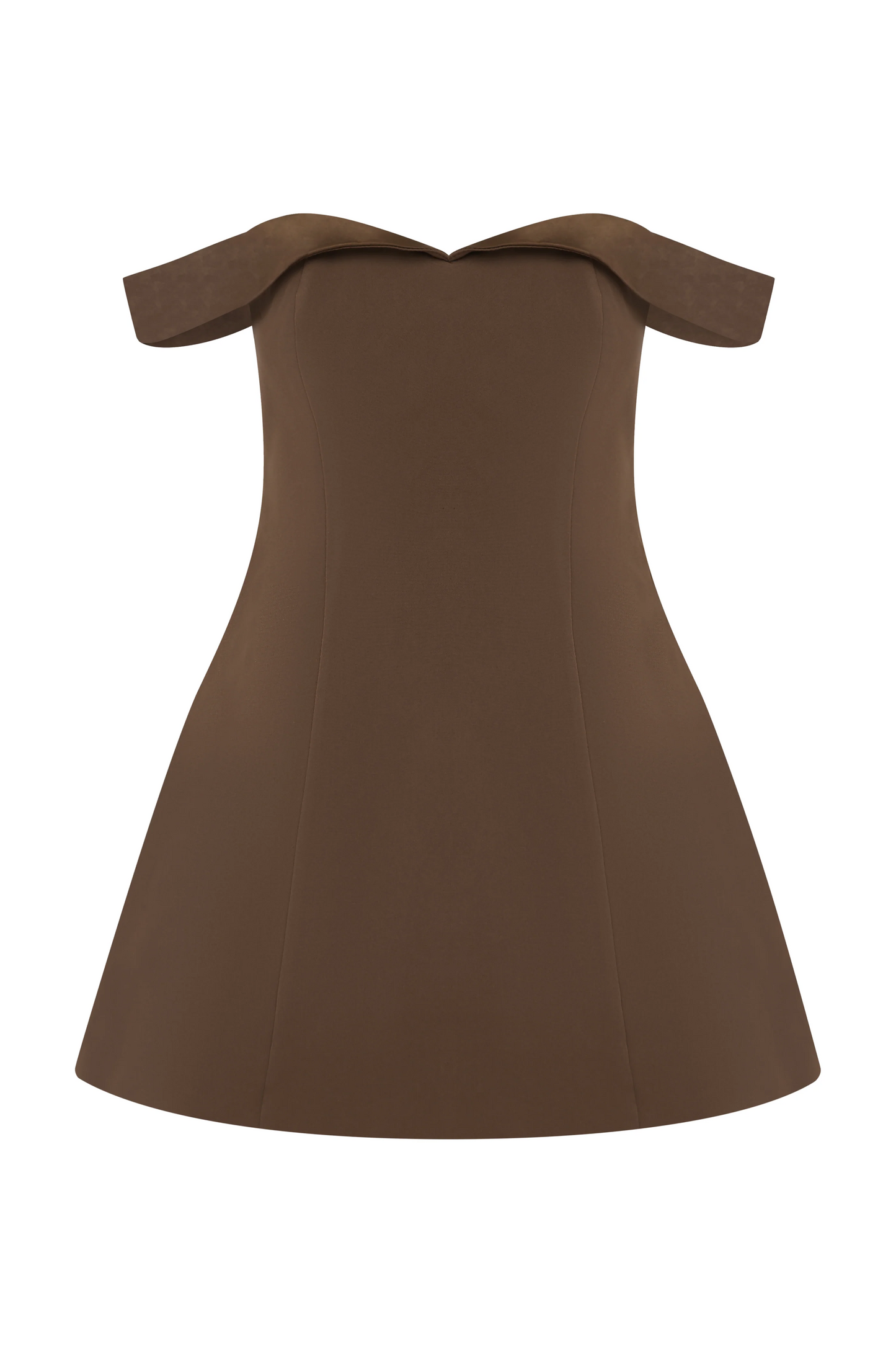Ebony Mini Dress - Espresso