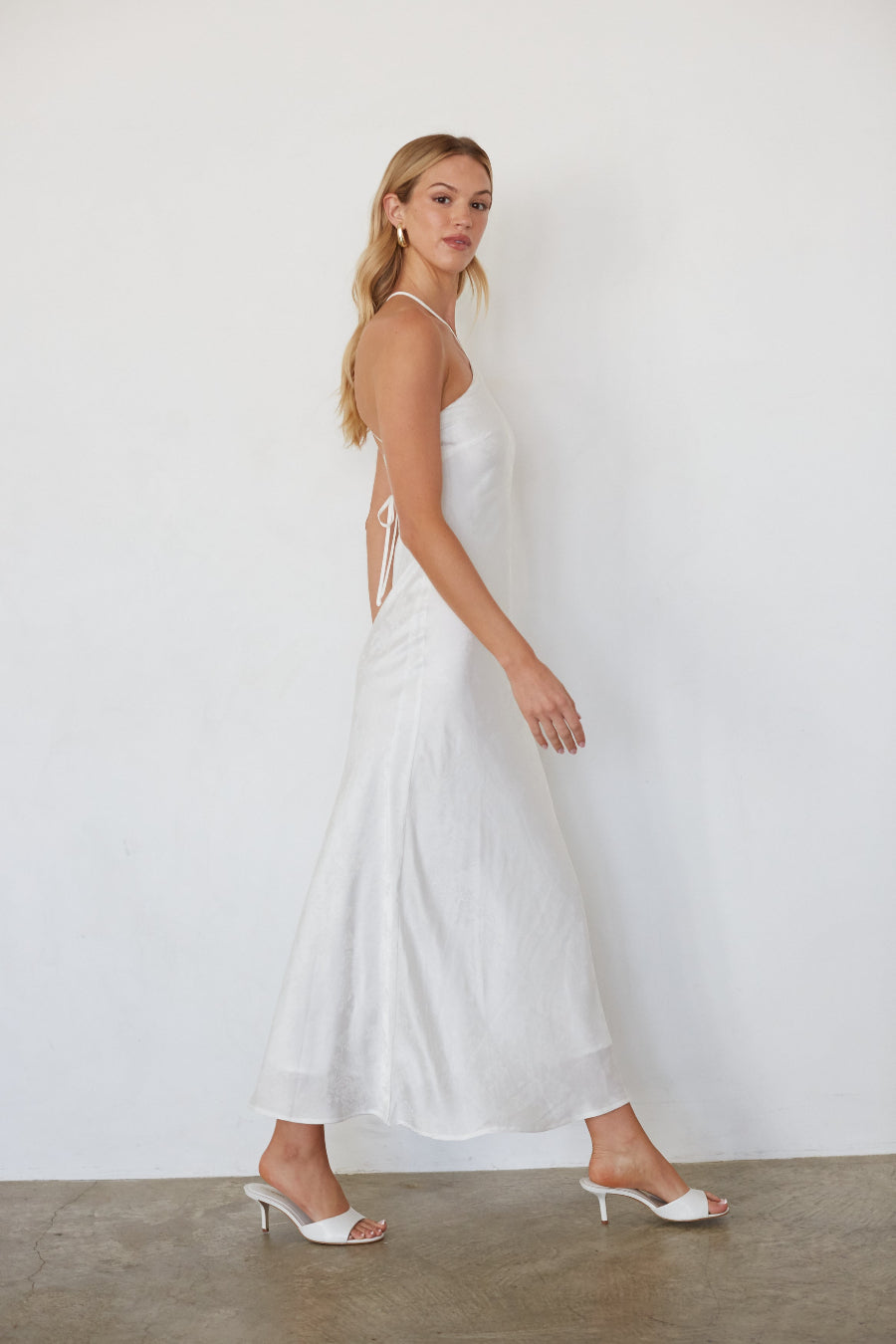 Eliana Open Back Maxi Dress