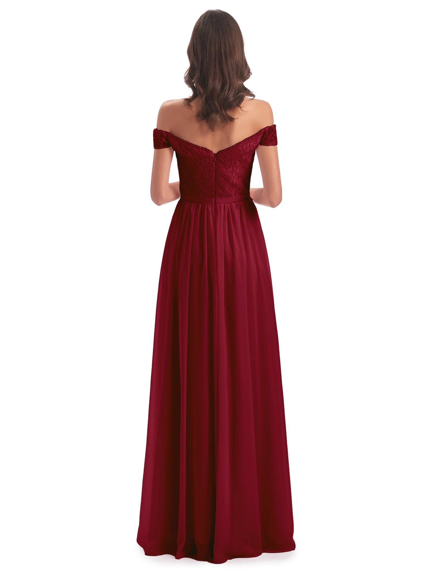 Charlotte Floor Length Off The Shoulder Bridesmaid Dresses