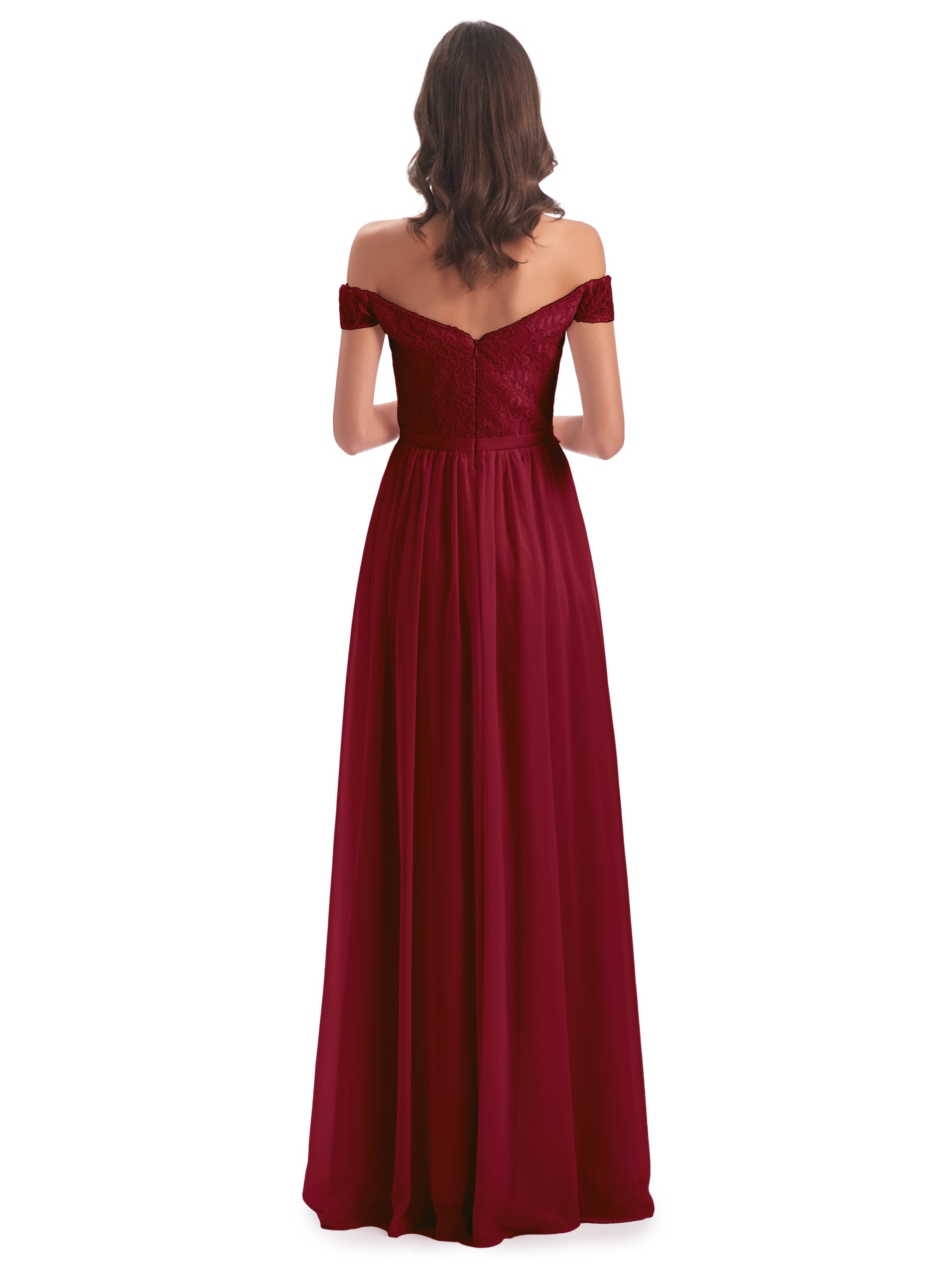 Charlotte Floor Length Off The Shoulder Bridesmaid Dresses