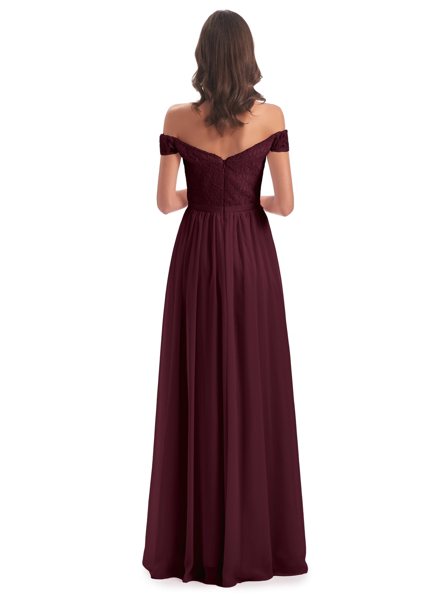 Charlotte Floor Length Off The Shoulder Bridesmaid Dresses
