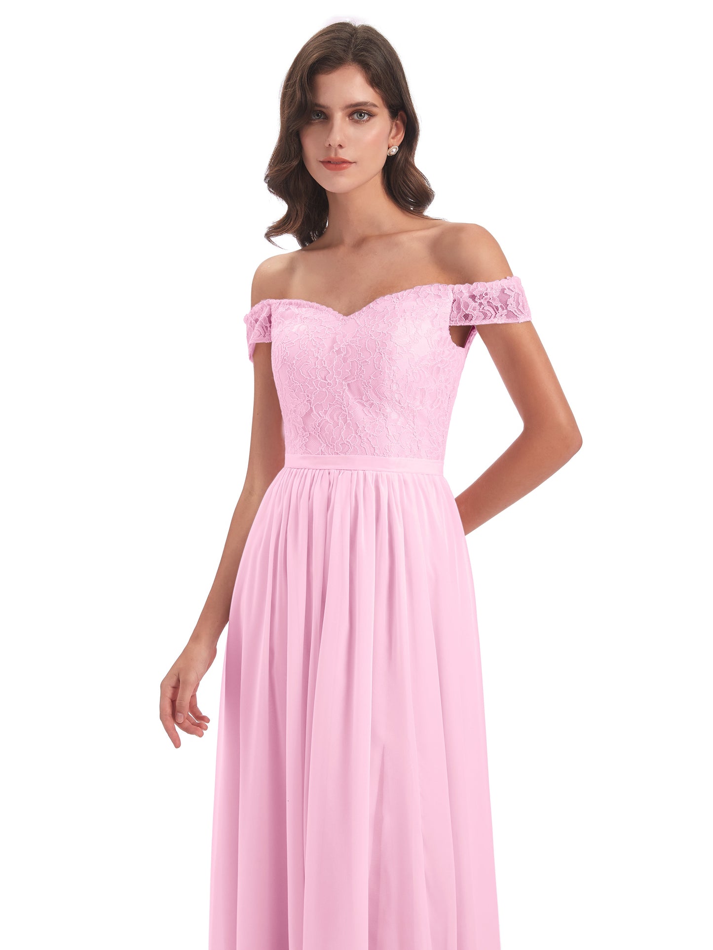Charlotte Floor Length Off The Shoulder Bridesmaid Dresses