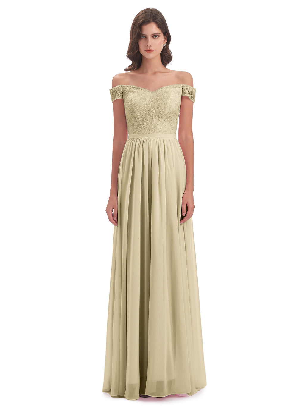 Charlotte Floor Length Off The Shoulder Bridesmaid Dresses