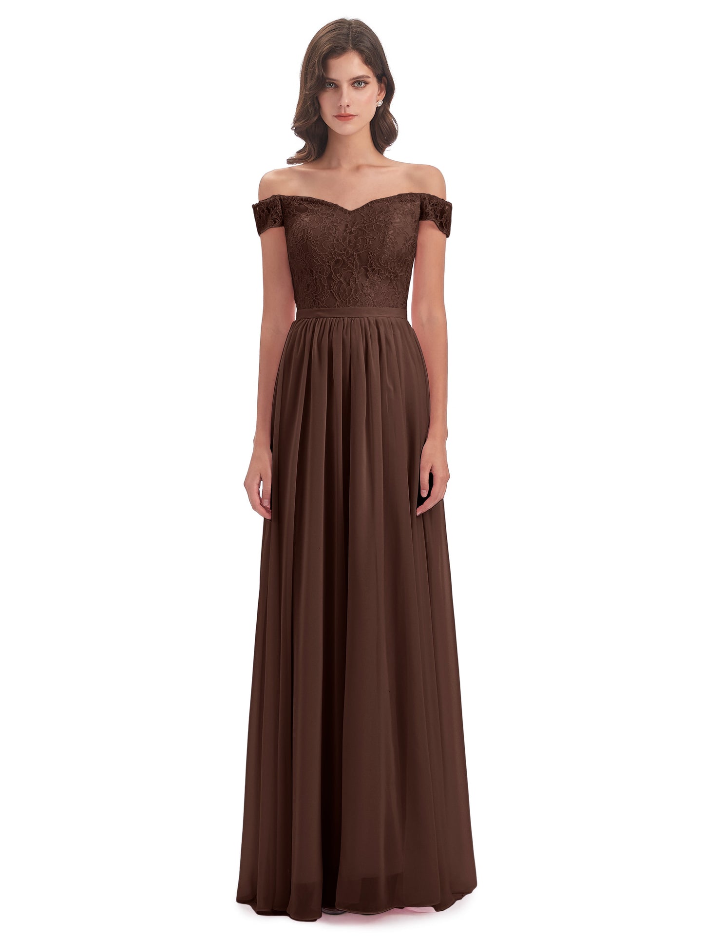 Charlotte Floor Length Off The Shoulder Bridesmaid Dresses