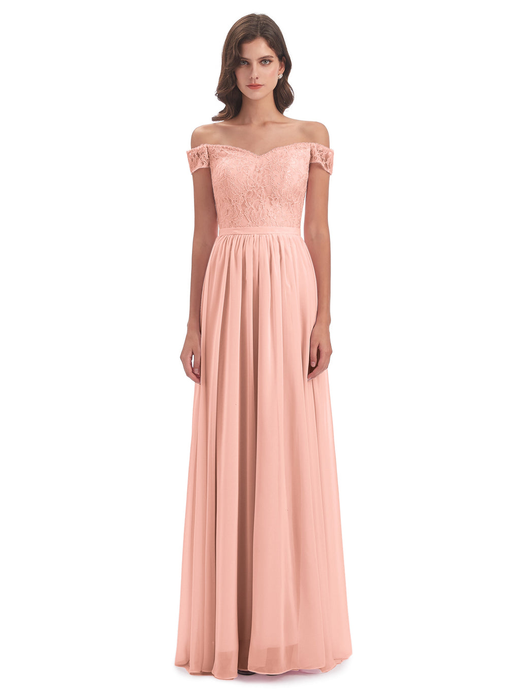 Charlotte Floor Length Off The Shoulder Bridesmaid Dresses
