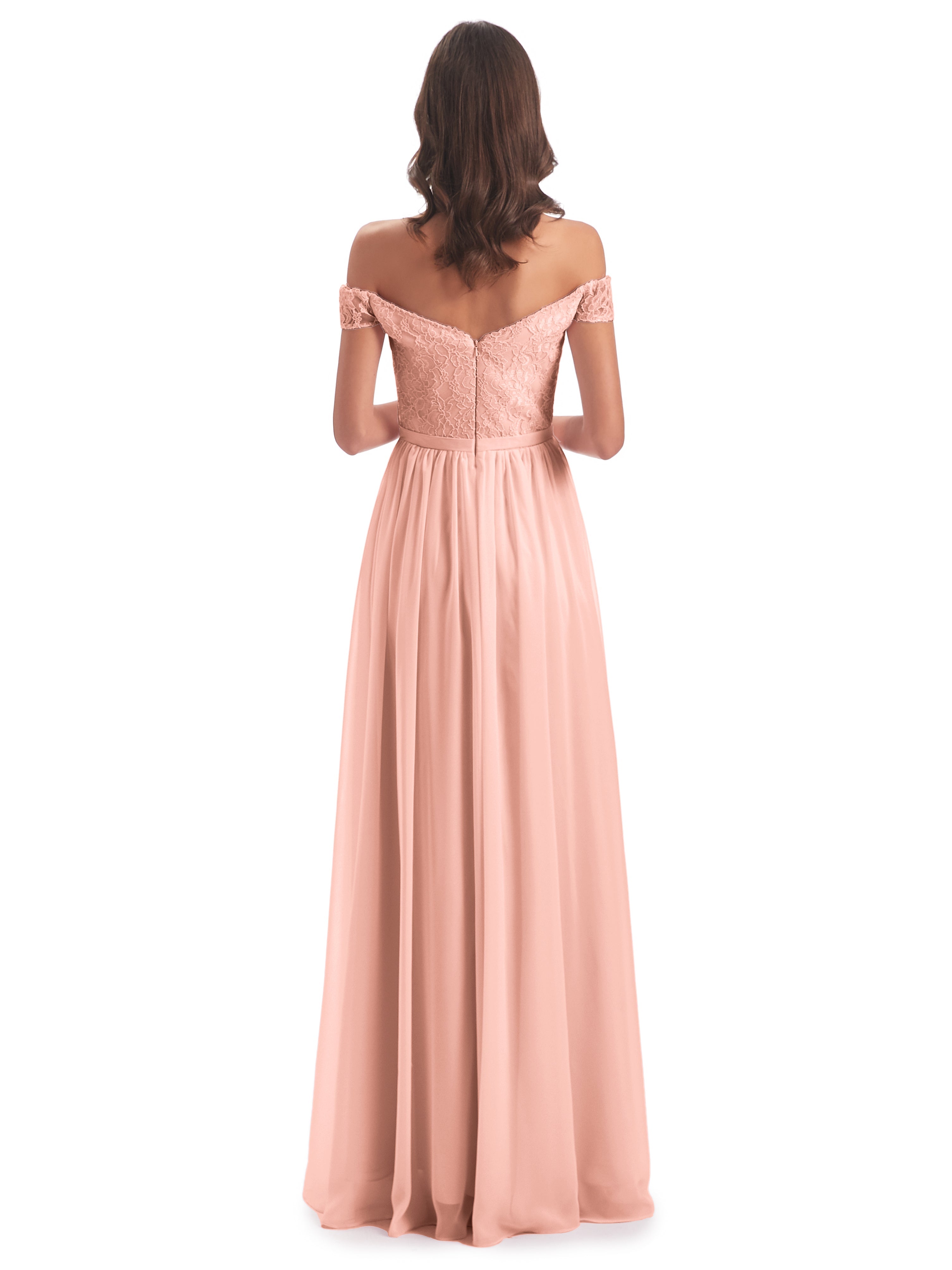 Charlotte Floor Length Off The Shoulder Bridesmaid Dresses