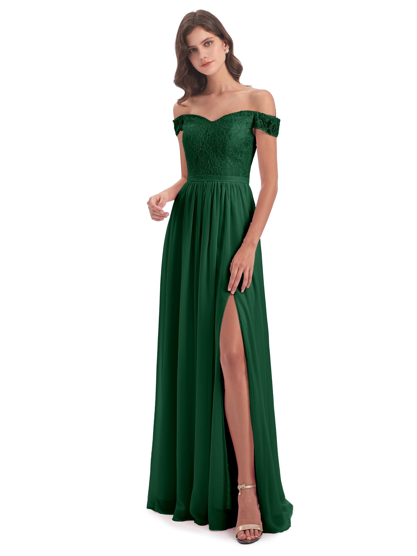 Charlotte Floor Length Off The Shoulder Bridesmaid Dresses