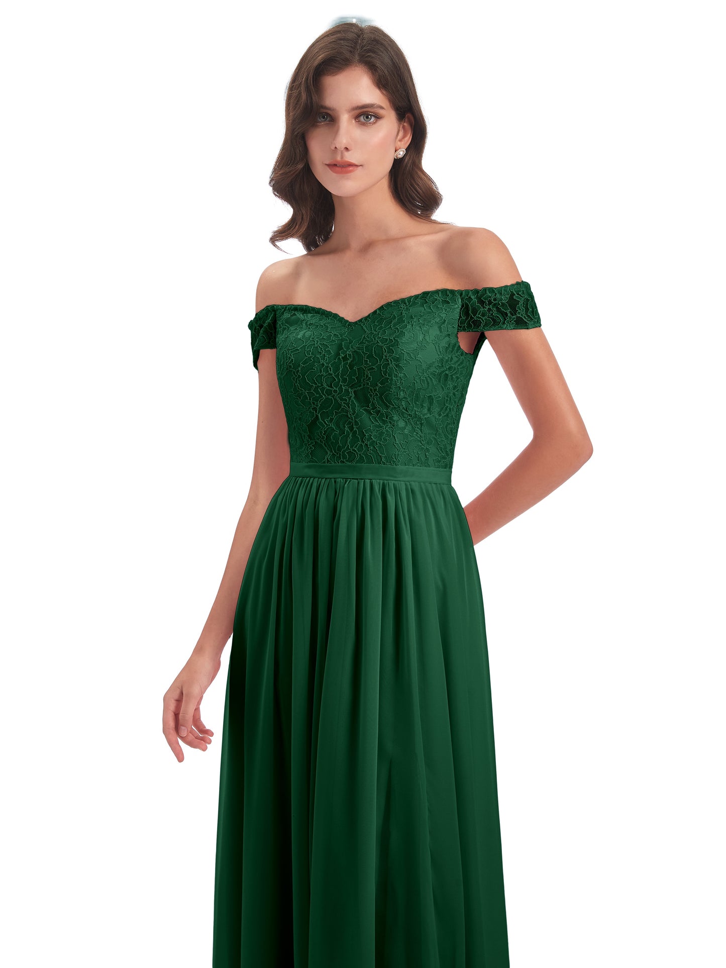 Charlotte Floor Length Off The Shoulder Bridesmaid Dresses
