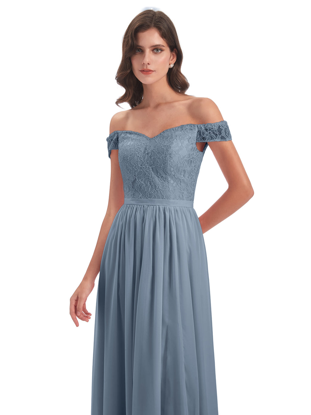 Charlotte Floor Length Off The Shoulder Bridesmaid Dresses