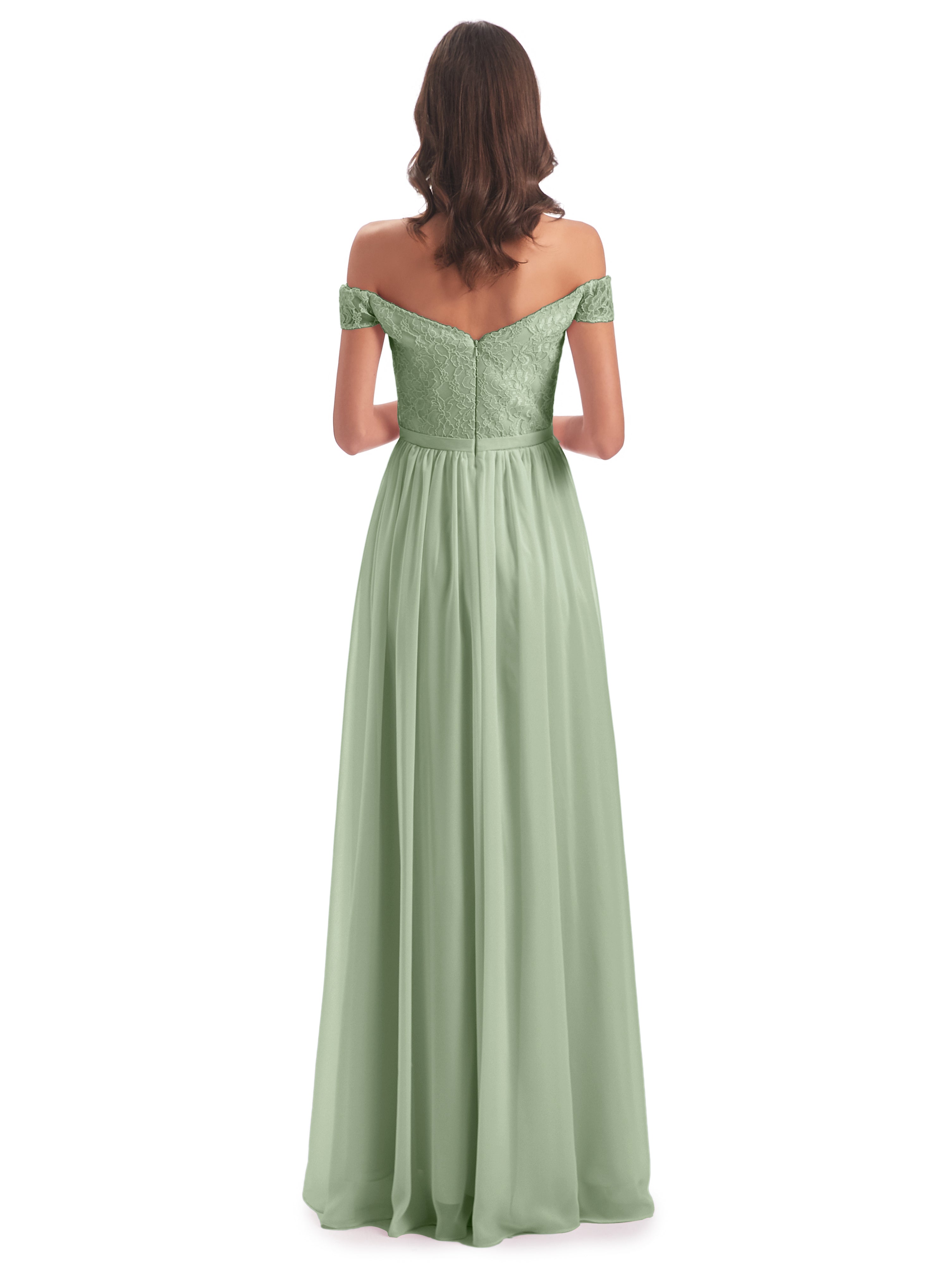 Charlotte Floor Length Off The Shoulder Bridesmaid Dresses