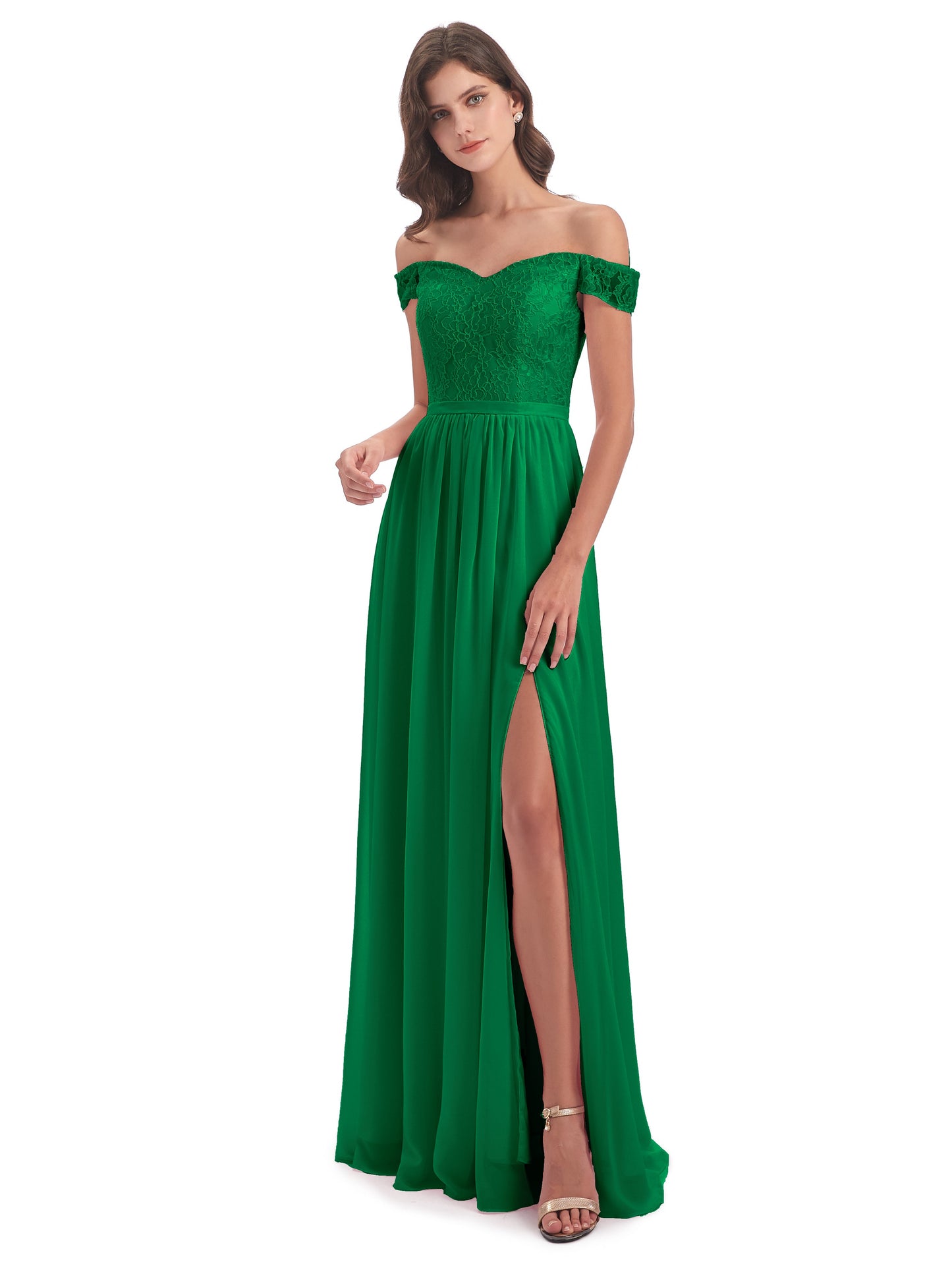 Charlotte Floor Length Off The Shoulder Bridesmaid Dresses