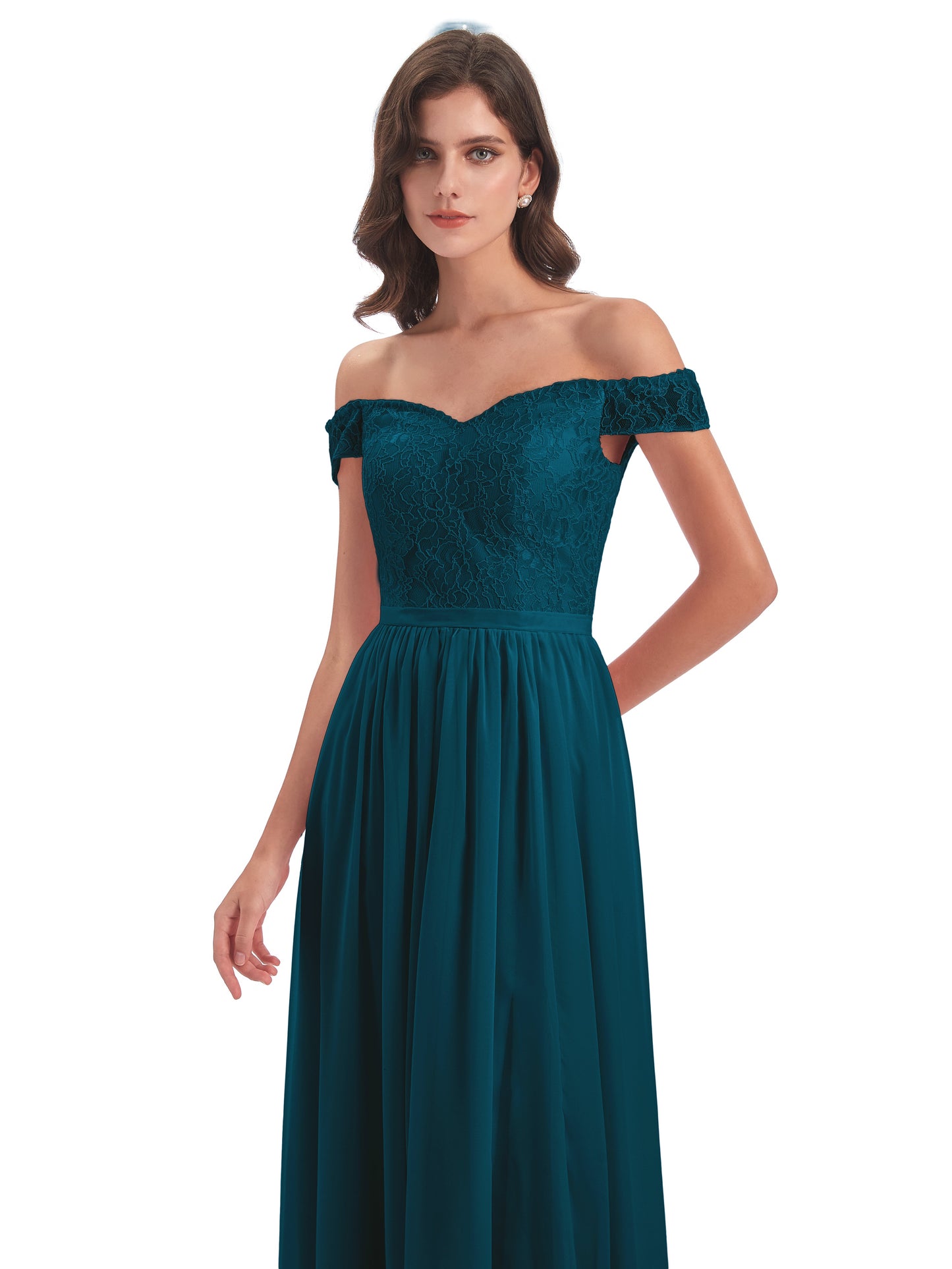 Charlotte Floor Length Off The Shoulder Bridesmaid Dresses