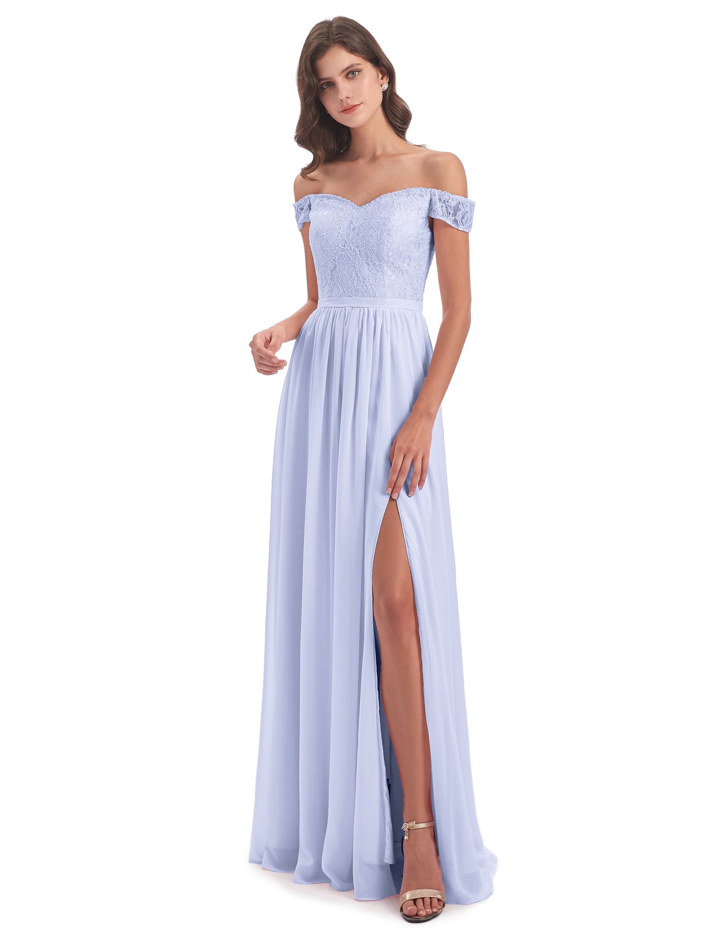 Charlotte Floor Length Off The Shoulder Bridesmaid Dresses